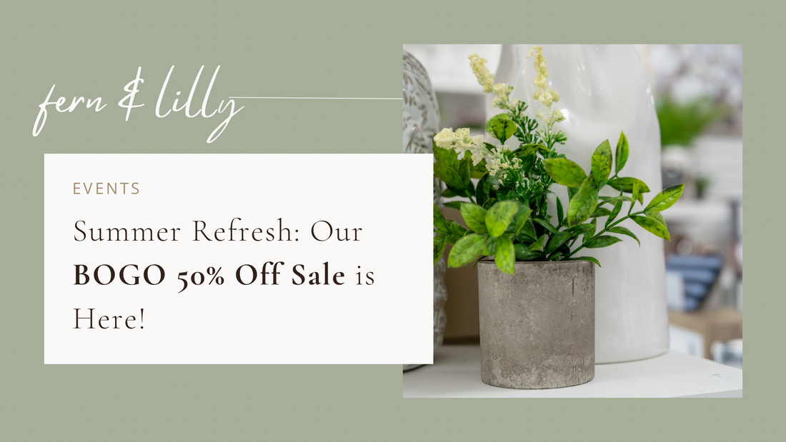 🌸 Summer Refresh: Our BOGO 50% Off Sale is Here!