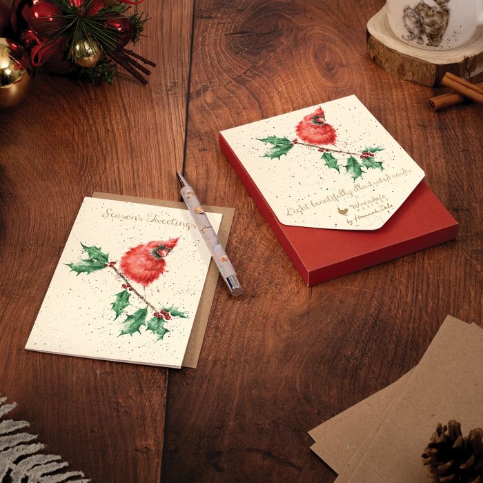 'Cardinal Christmas' Cardinal Bird Christmas Card Pack