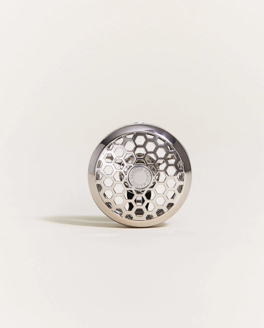 Car Diffuser Vent Clip - Honeycomb Chrome