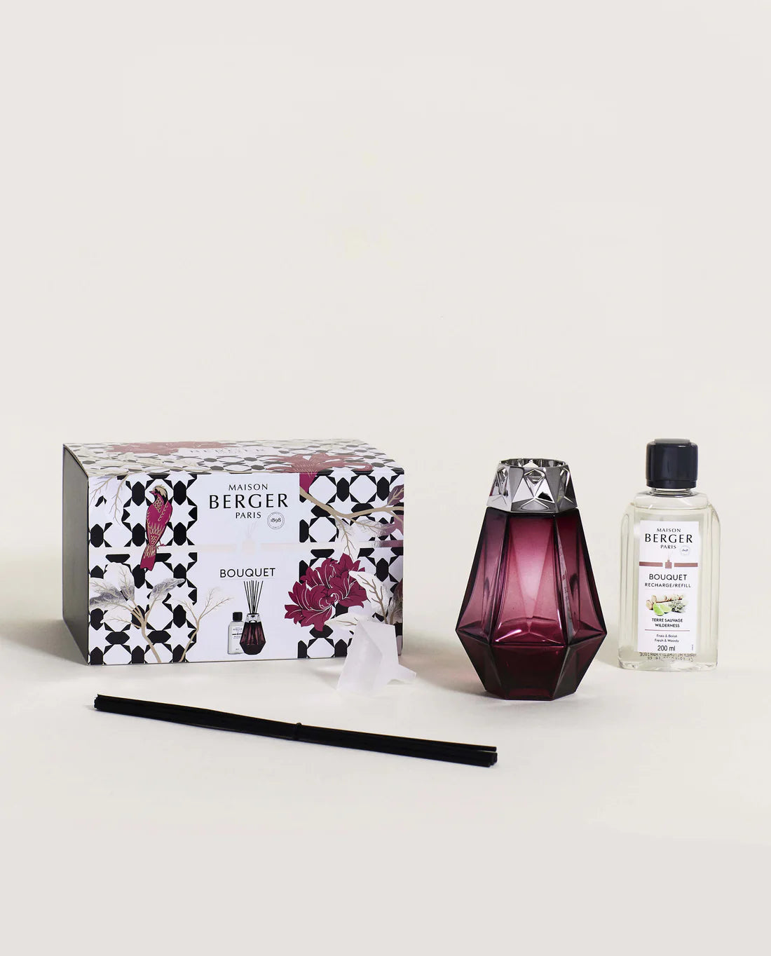 Prisme Garnet Reed Diffuser Gift Set with Wilderness