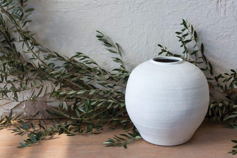 Cream Konosa Vase
