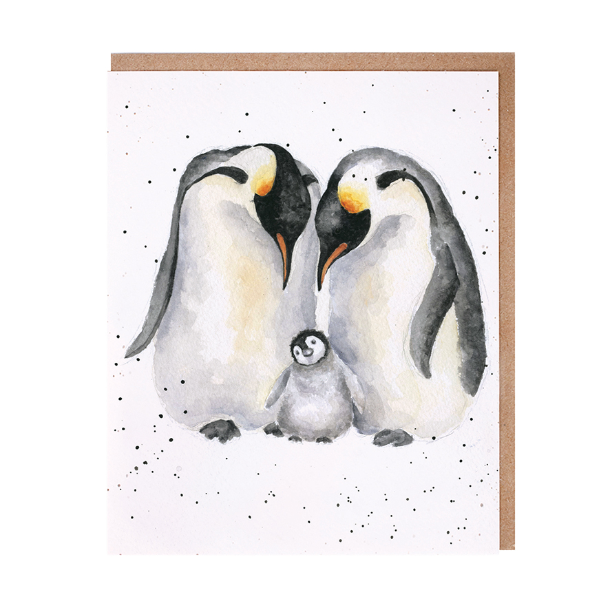 'The Emperor’s New Chick' Penguin Card