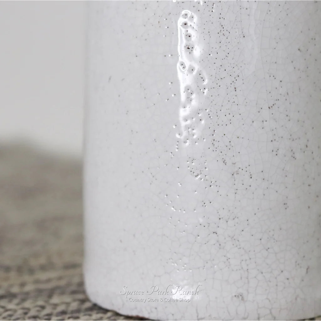 Ceramic Cream Crackled Pitchers