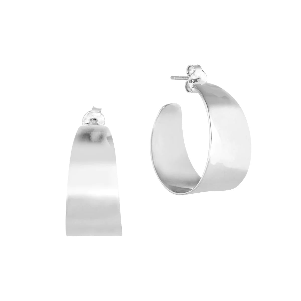 LOLO Gypsy Sterling Silver Hoop Earrings