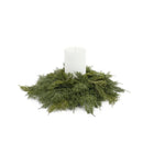 Cedar Wreath Candle Ring 14X14