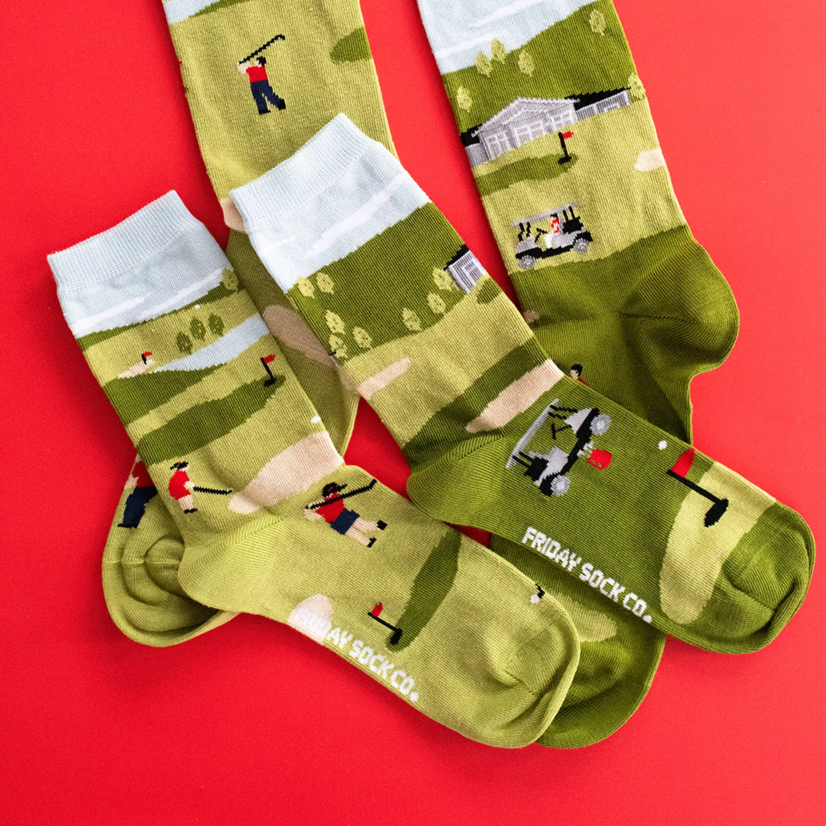 Women's Golf Scene Socks