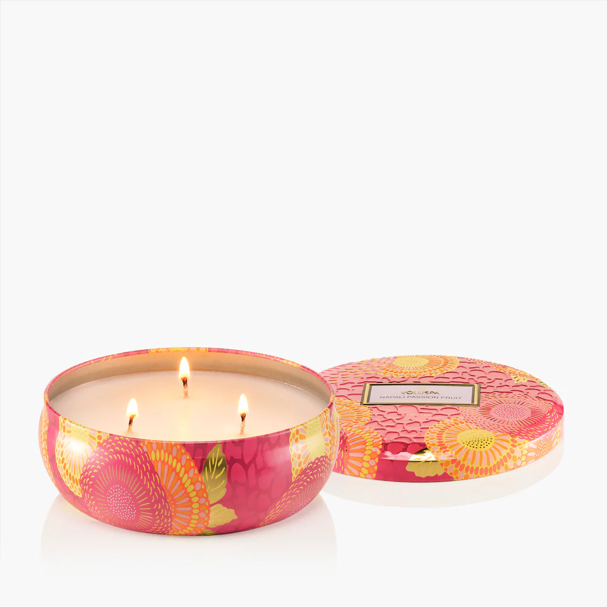 Nāpali Passion Fruit 3 Wick Tin Candle