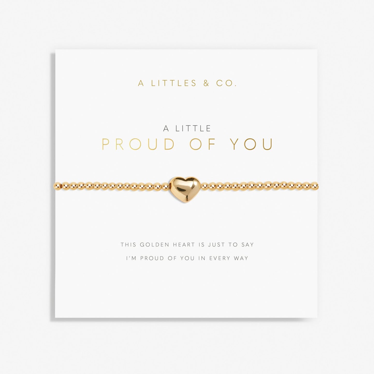 A Little 'Proud Of You' Bracelet in Gold-tone Plating