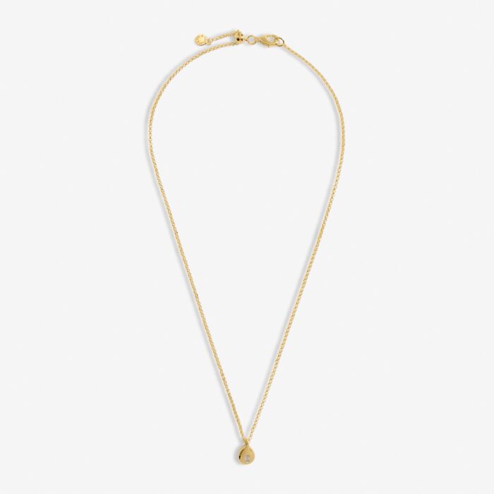 Gem Glow Teardrop Necklace