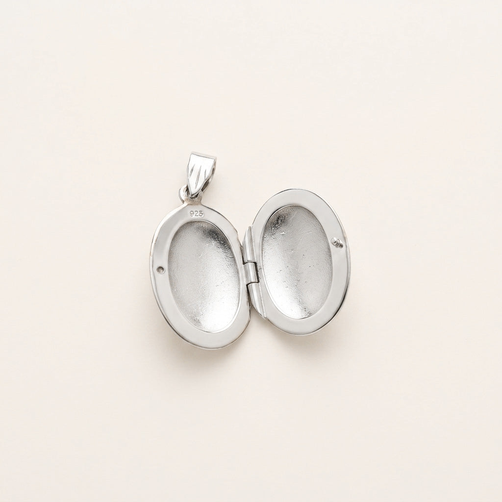 Oval Engraved Locket