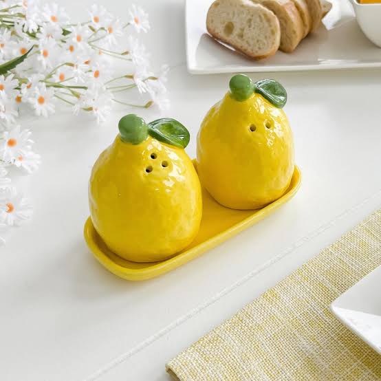 Lemon Salt & Pepper on Tray