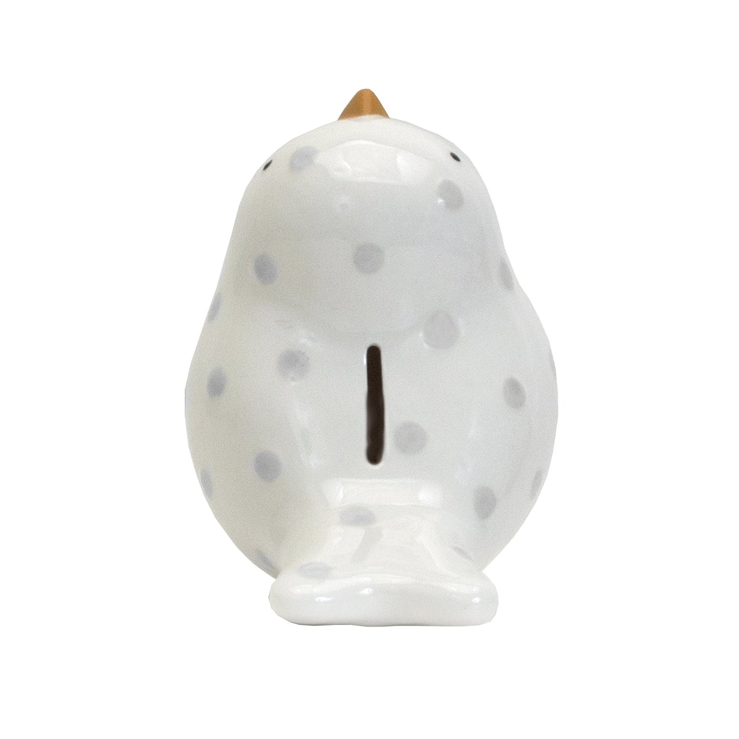 Grey Dotted Birdie Bank