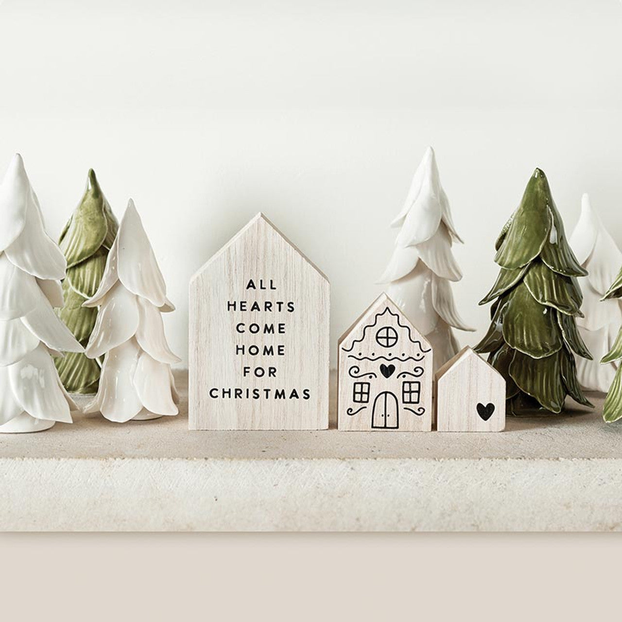 Paulownia Wood Houses - Set of 3