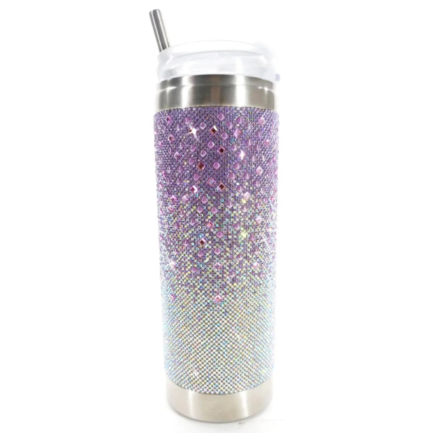 ROYAL GARDEN PARTY COLLECTION OMBRE MAUVE TUMBLER