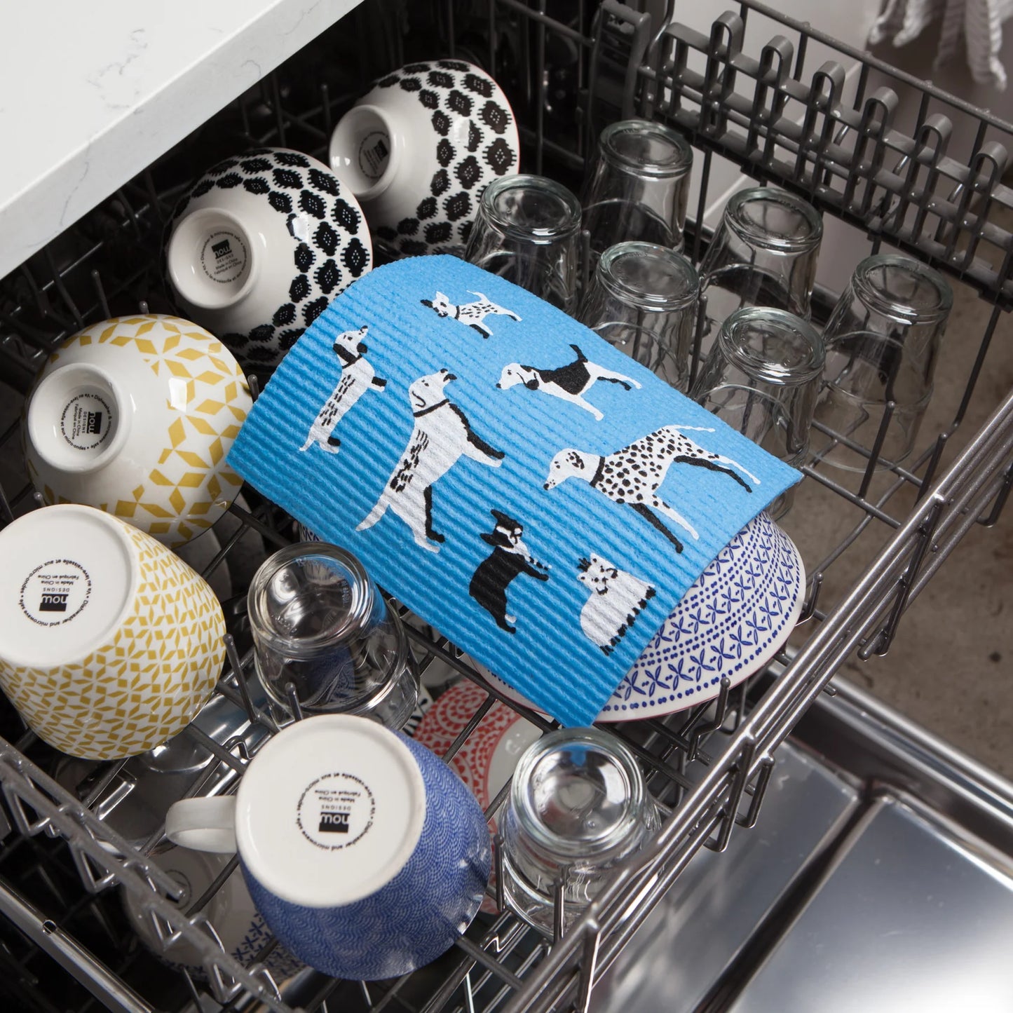 Dog Days Swedish Dishcloth