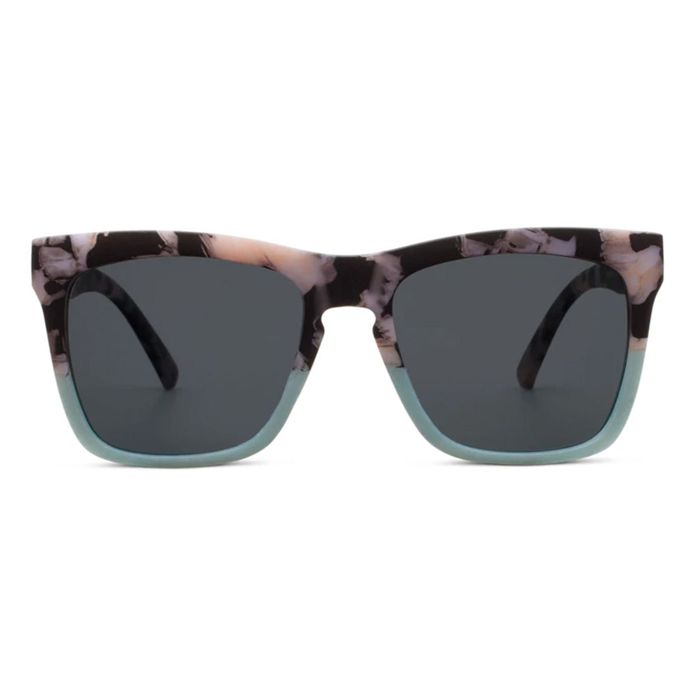 Cape May Polarized Sunglasses - Black Marble/Mint