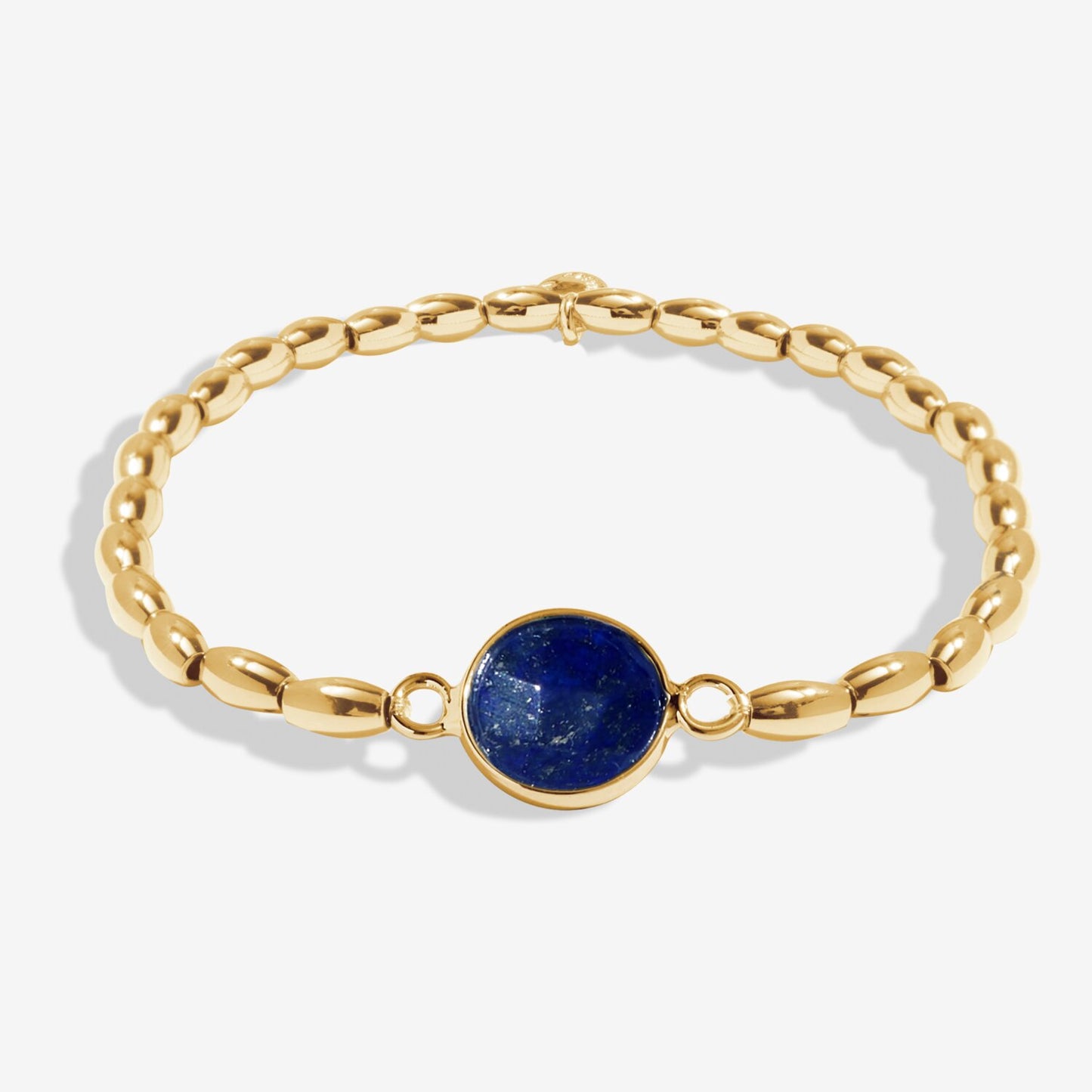 Serenity Stones Lapis Lazuli Bracelet In Gold-Tone Plating