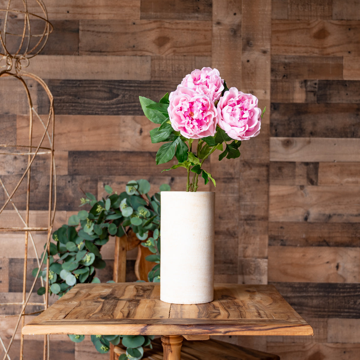 Real Touch Peony Stem Pink - 23 Inch