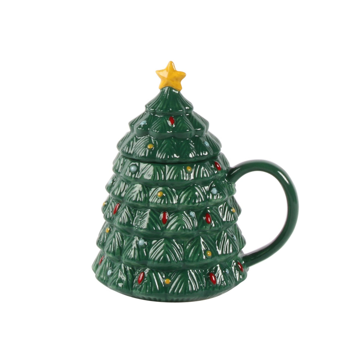 Green Christmas Tree Mug