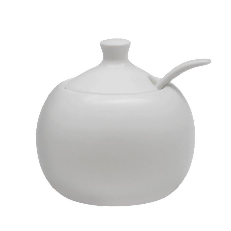 Sugar Bowl with Lid & Spoon
