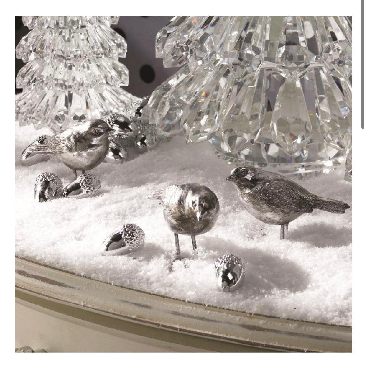 4” Antique Silver Bird