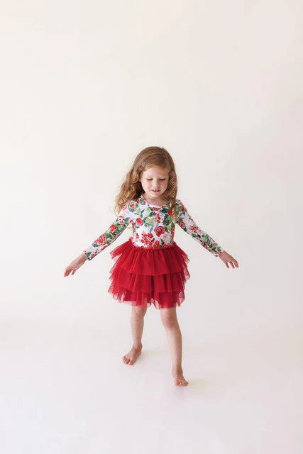Beatrix Long Sleeve Tulle Skirt Bodysuit