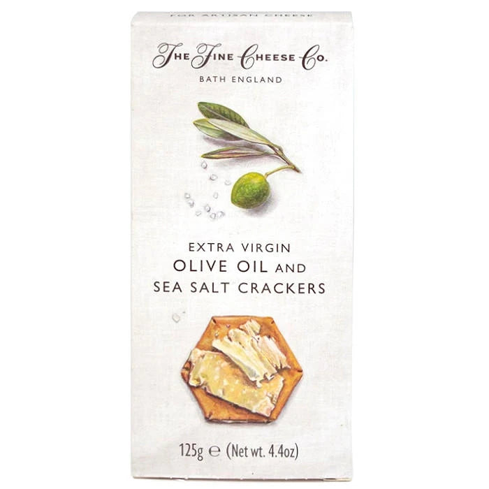 Sea Salt & Extra Virgin Olive Oil Crackers, 125g