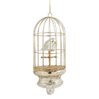 7.5” Mercury Glass Birdcage Ornament