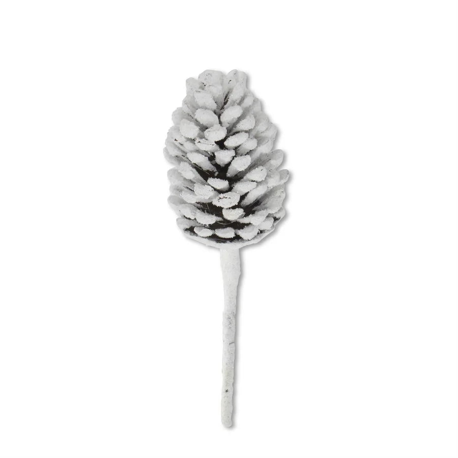 Slightly Snowy Pine Cone Pick