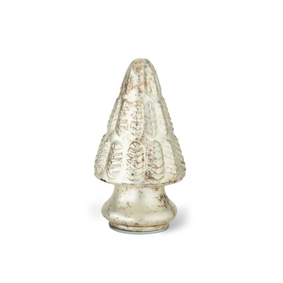 Mini Antique Gold Mercury Glass Christmas Tree