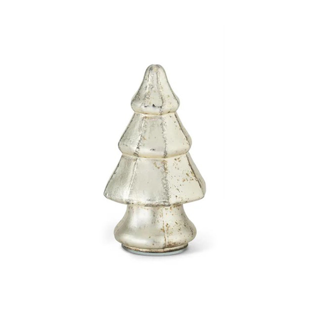Mini Antique Gold Mercury Glass Christmas Tree