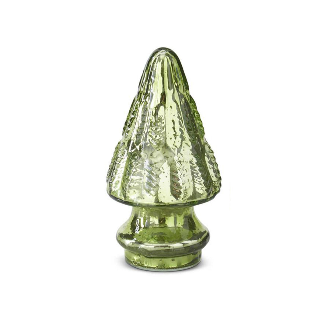Mini Light Green Mercury Glass Christmas Tree