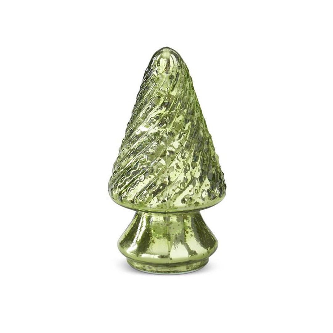 Mini Light Green Mercury Glass Christmas Tree