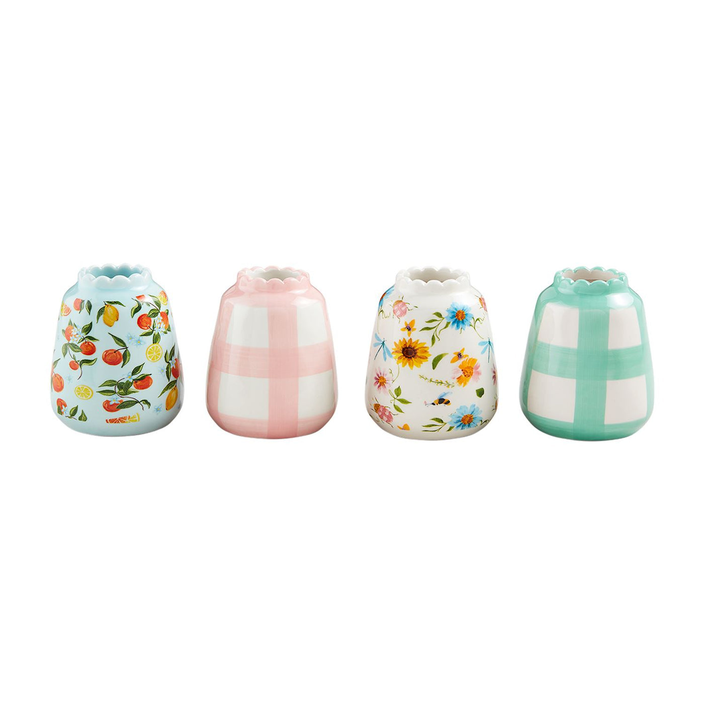 Fruity Floral Bud Vase