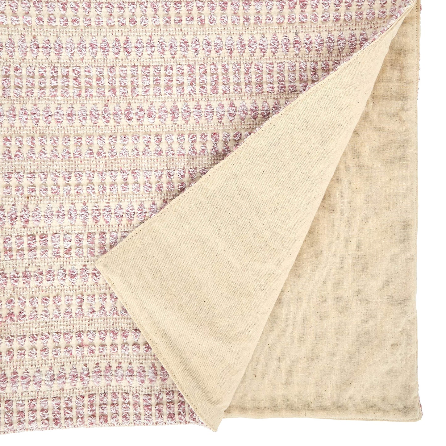 Woven Line Table Runner - Pink