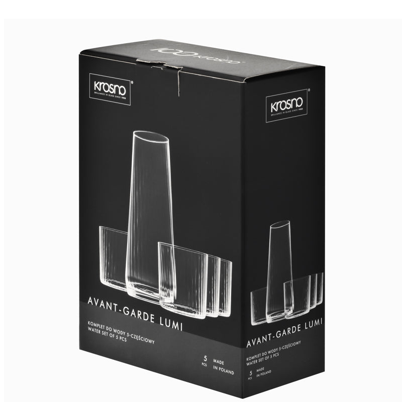 Avante-Garde Lumi Carafe and Tumblers Set