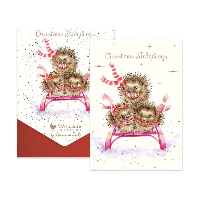 ‘Sledgehogs' Hedgehog Card Pack