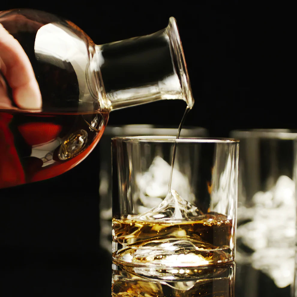 Everest Luxury Crystal Whiskey Set with Decanter