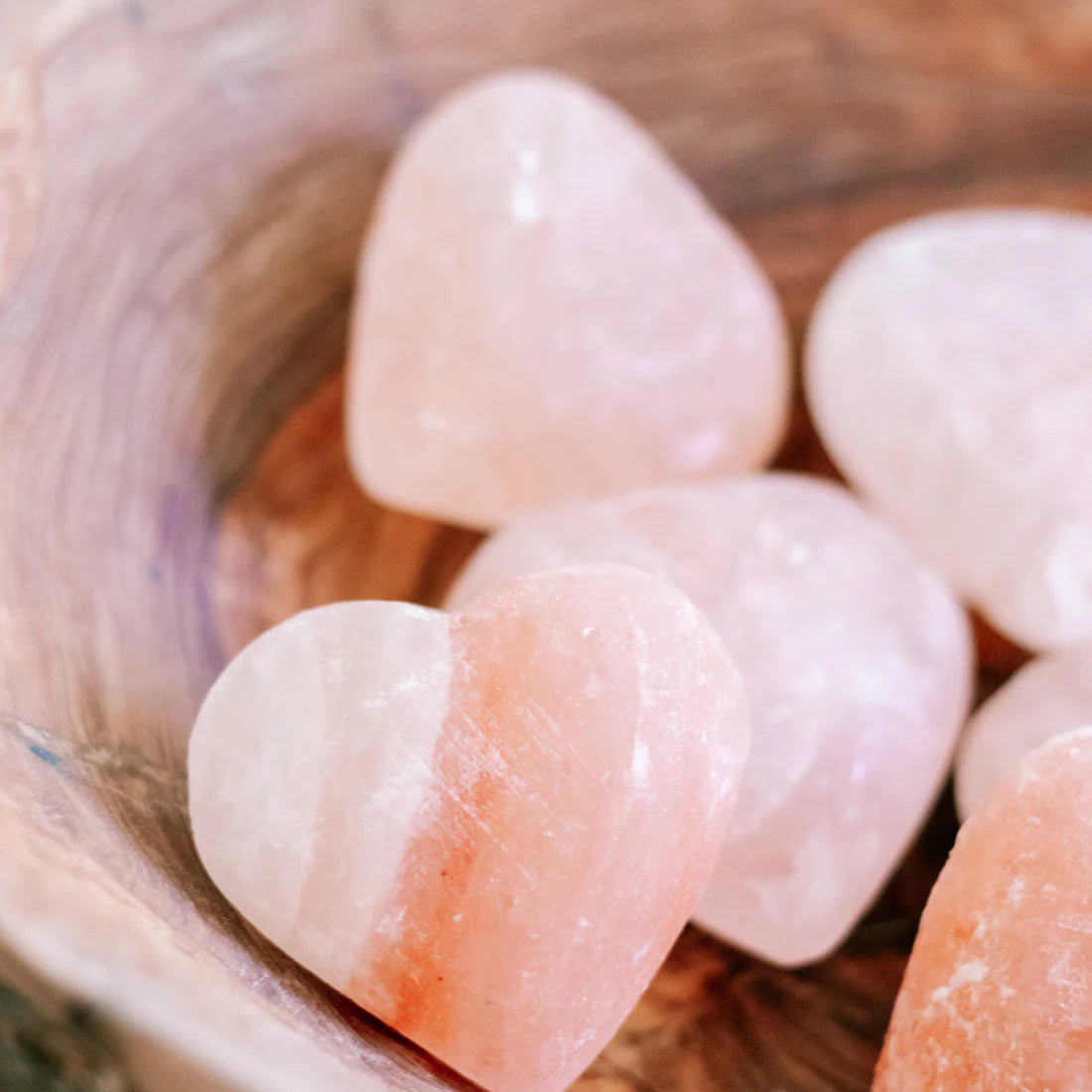 Heart Shaped Stone Natural Himalayan Salt