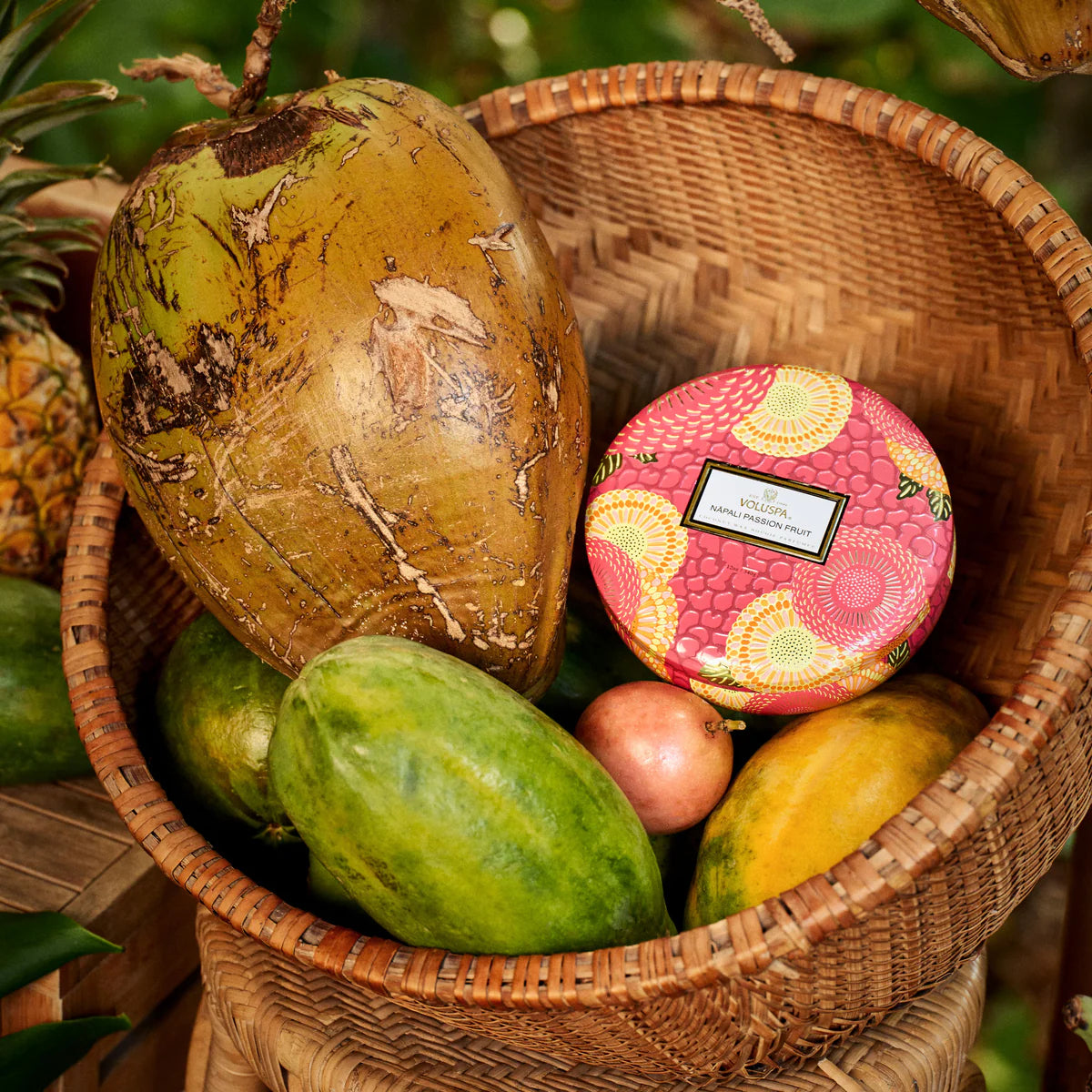 Nāpali Passion Fruit 3 Wick Tin Candle