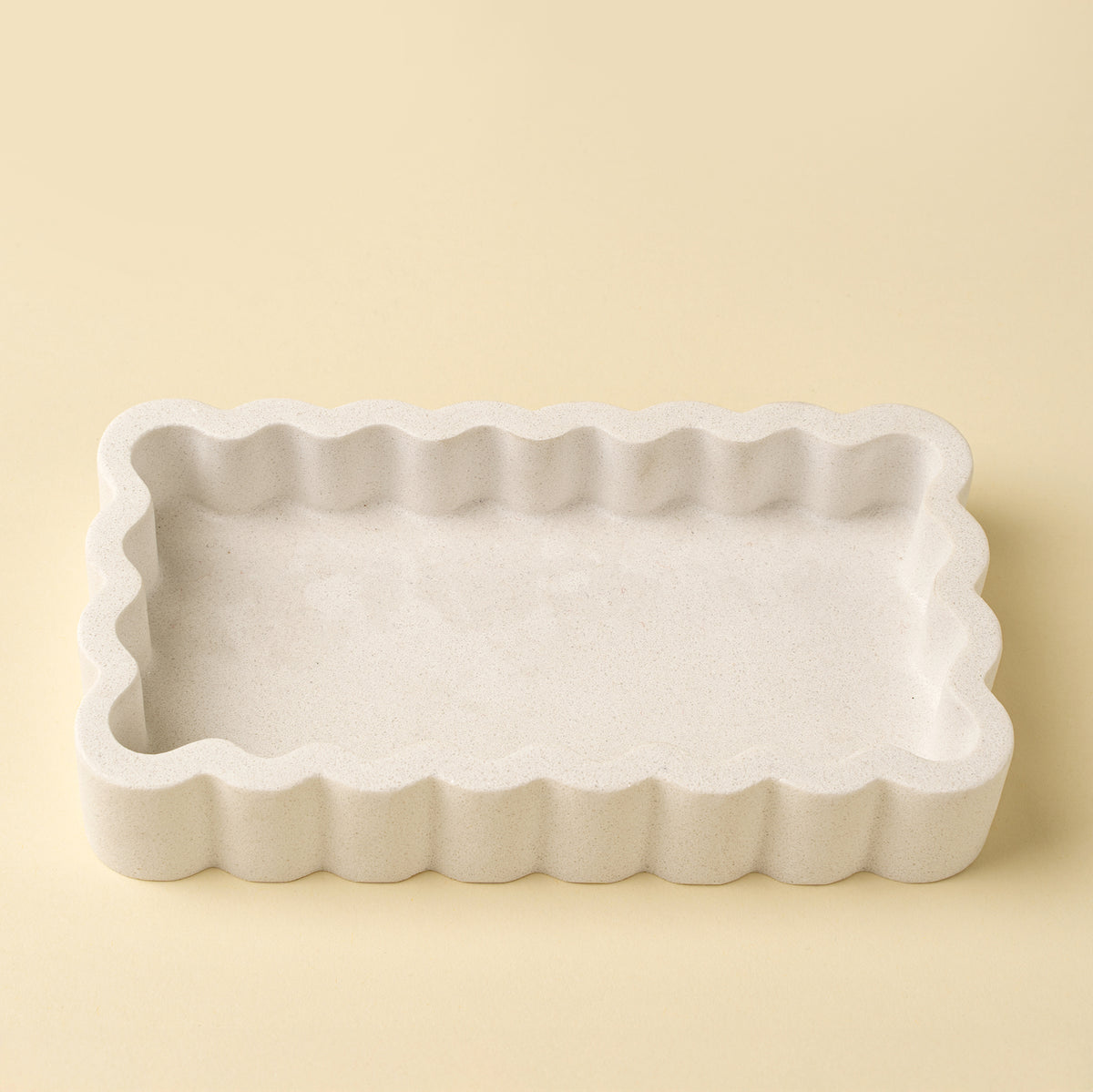 Rectangle Scalloped Tray