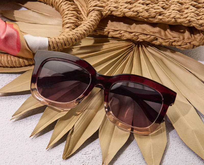 Cabana Polarized Sunglasses - Cherry/Blush
