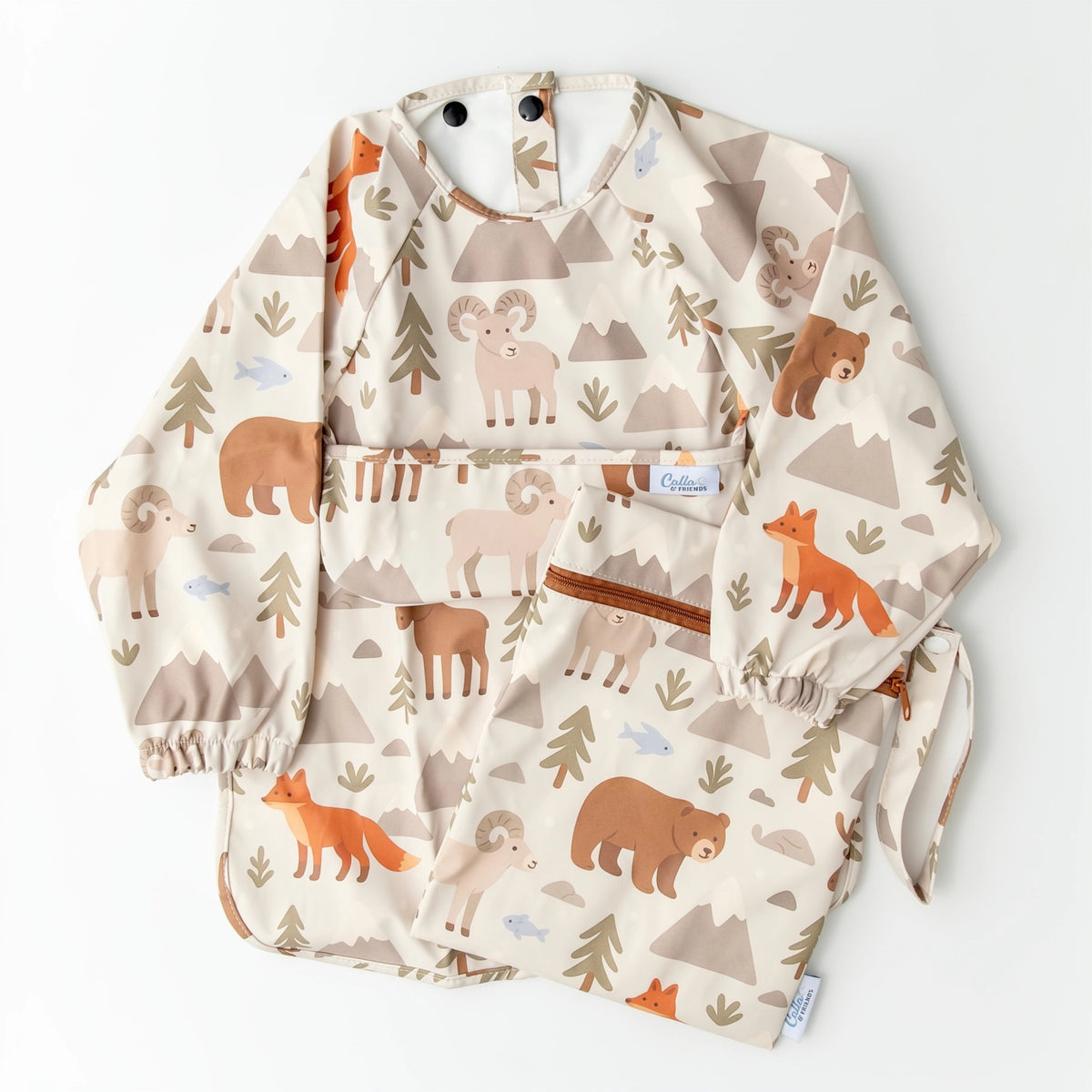 Long Sleeve Bib - Woodland