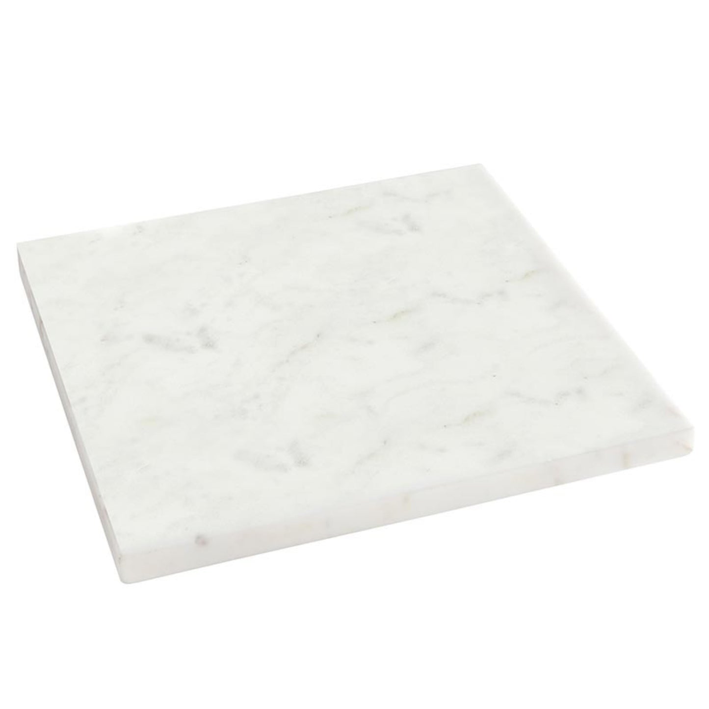 White Marble Tray - 12” Square