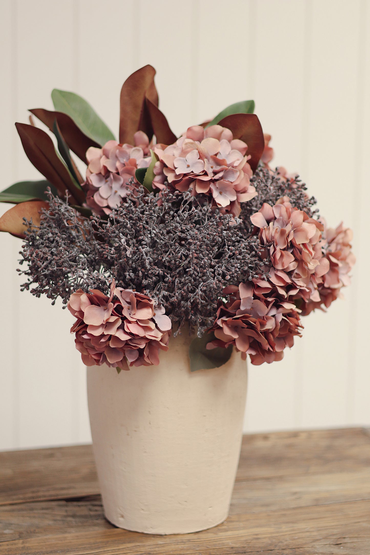 Dusty Pink Hydrangea Spray
