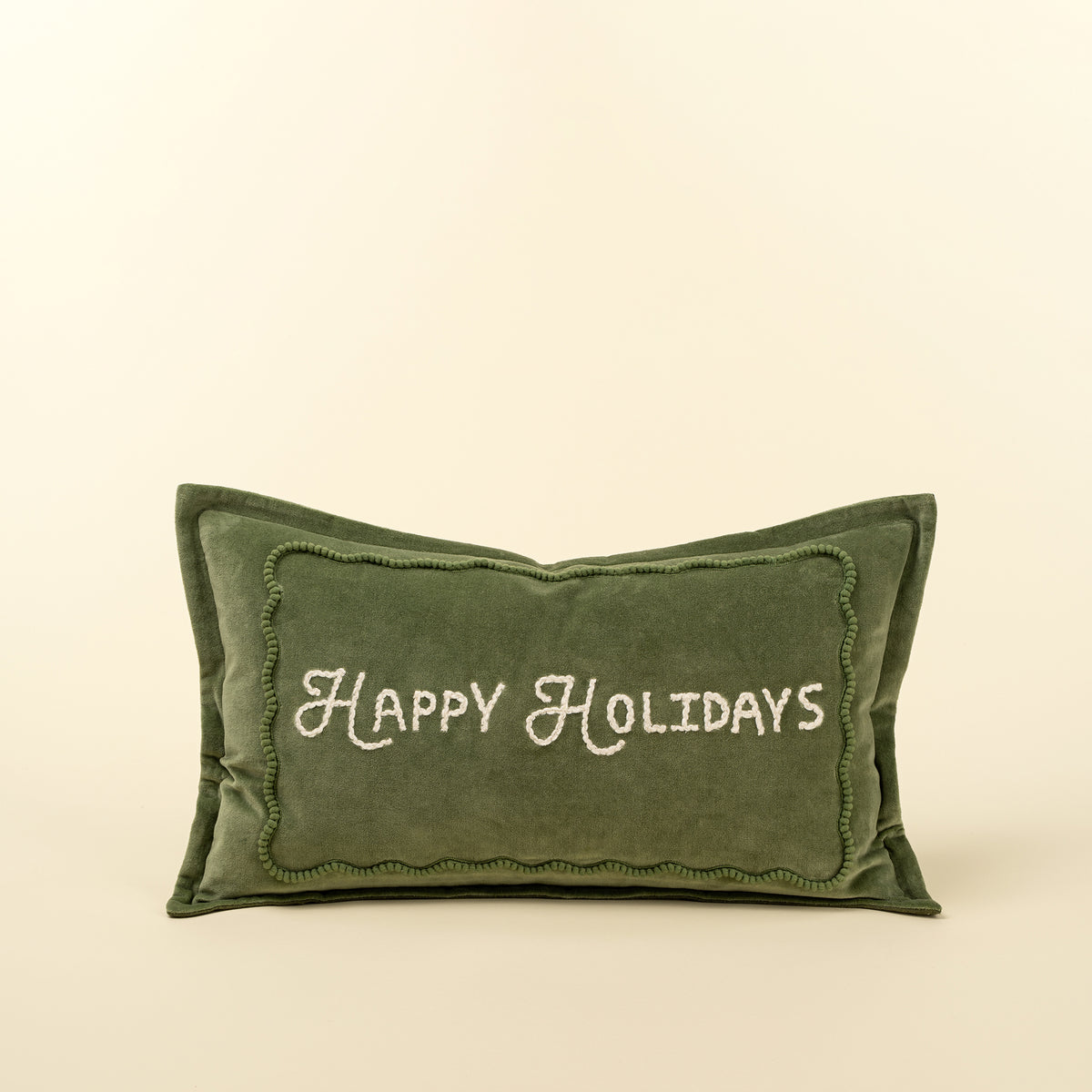 Happy Holidays Pillow