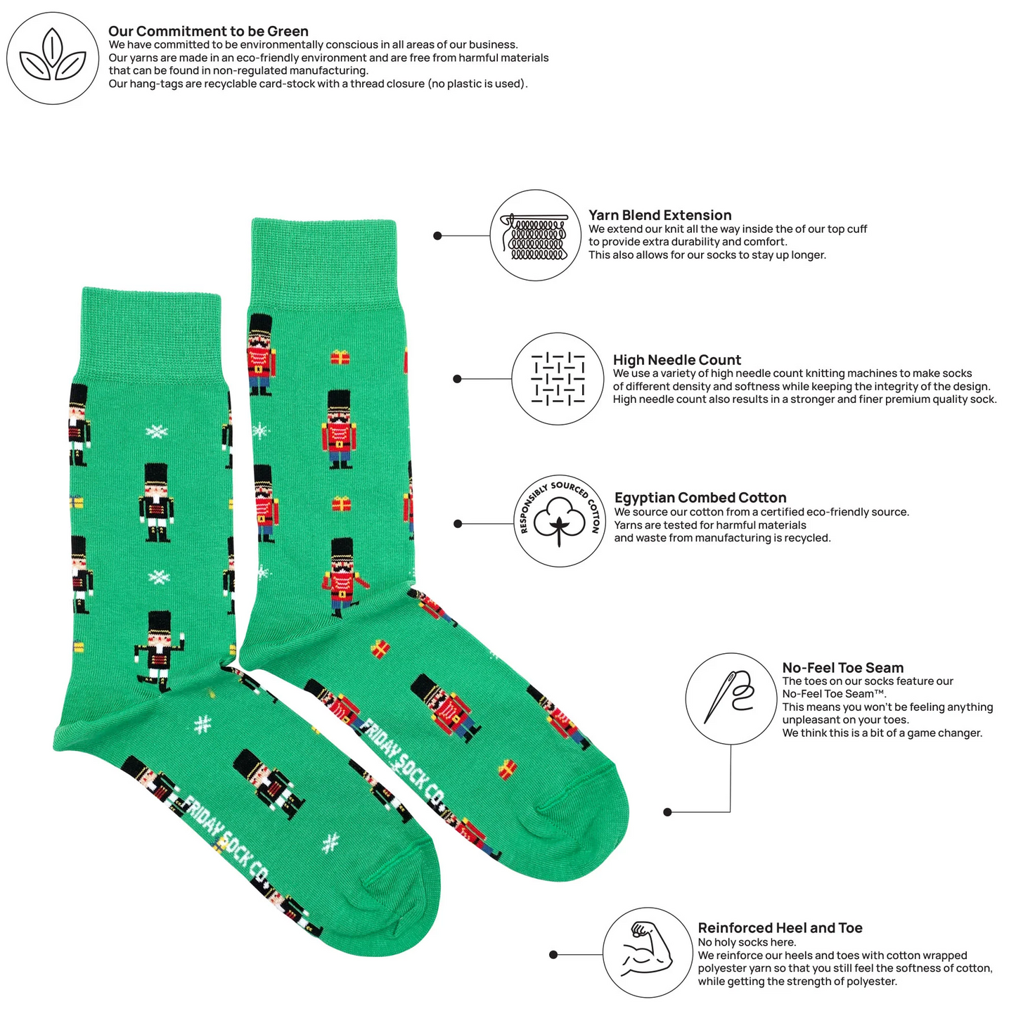 Men's Nutcracker Socks