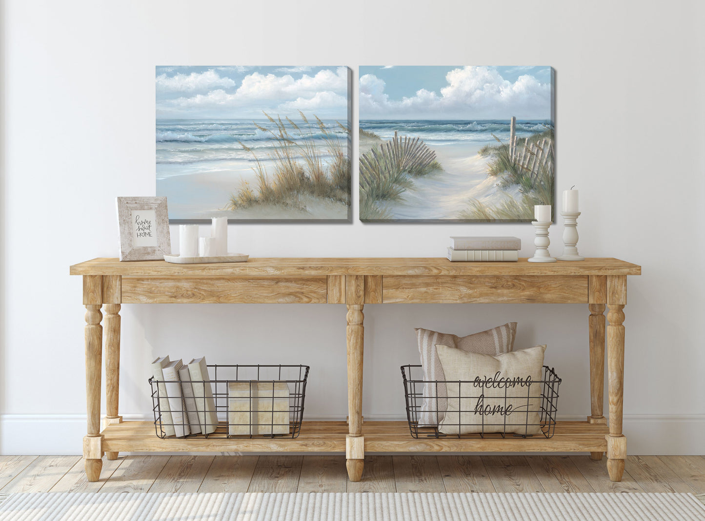 Pathway Through Dunes Canvas Print – 16″ x 20″