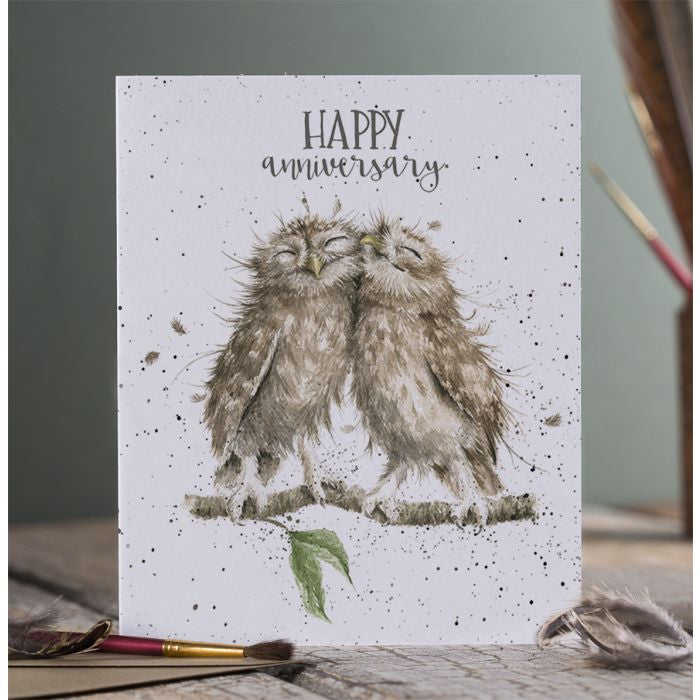 'Anniversary Owls' Owl Anniversary Card