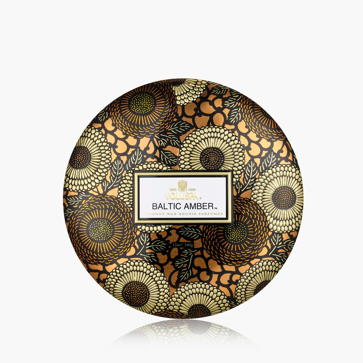 Baltic Amber 3 Wick Tin